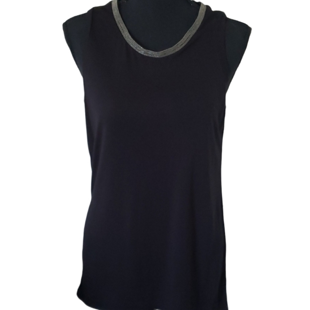 Mossimo. Hi-lo Casual Beaded Neck Tank
